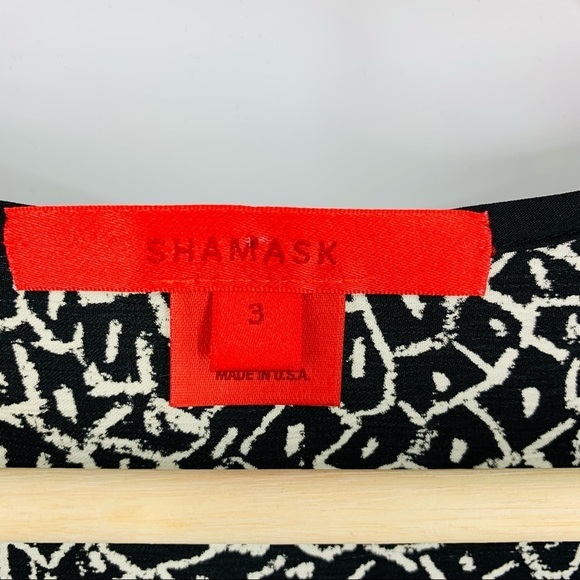 Shamask 100% Silk Caftan Art-To-Wear Allover Print Sheath - Picture 6 of 13